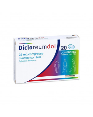 Dicloreumdol 25 mg 10 compresse indicato nelle affezioni dolorose acute