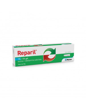 Reparil 1%+5% gel 40 g indicated for treating mild joint and muscle pain