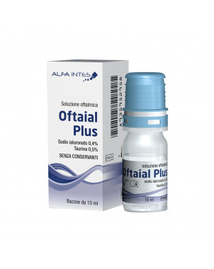 Oftaial Plus 10 ml ophthalmic solution indicated in case of dry eyes