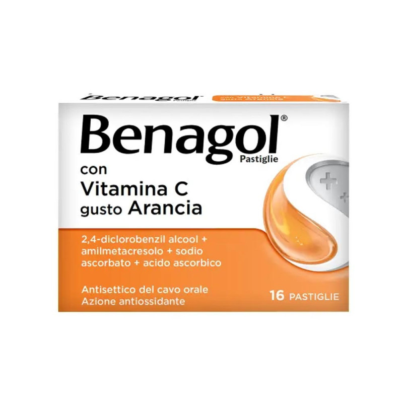 Benagol vitamina C 16 orange tablet