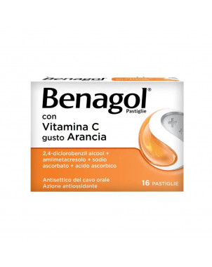 Benagol vitamina C 16 comprimé orange