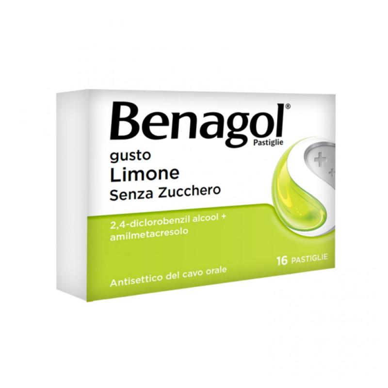 Benagol 16 pastiglie limone senza zucchero