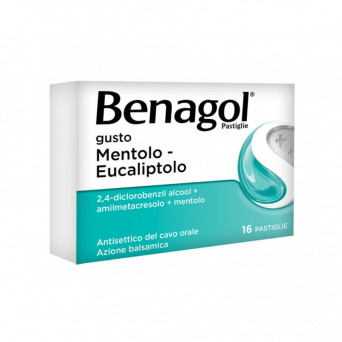 Benagol Menthol Eucalyptus Lozenges Provides relief from sore and burning throats