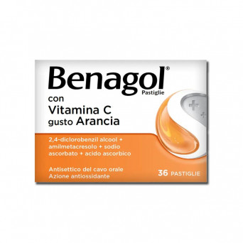 Benagol vitamina C 36 comprimidos de naranja