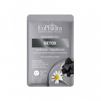 EuPhidra maschera viso detox ad azione purificante e riequilibrante