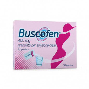 Buscofen 10 sachets 400 mg granulés pour solution buvable