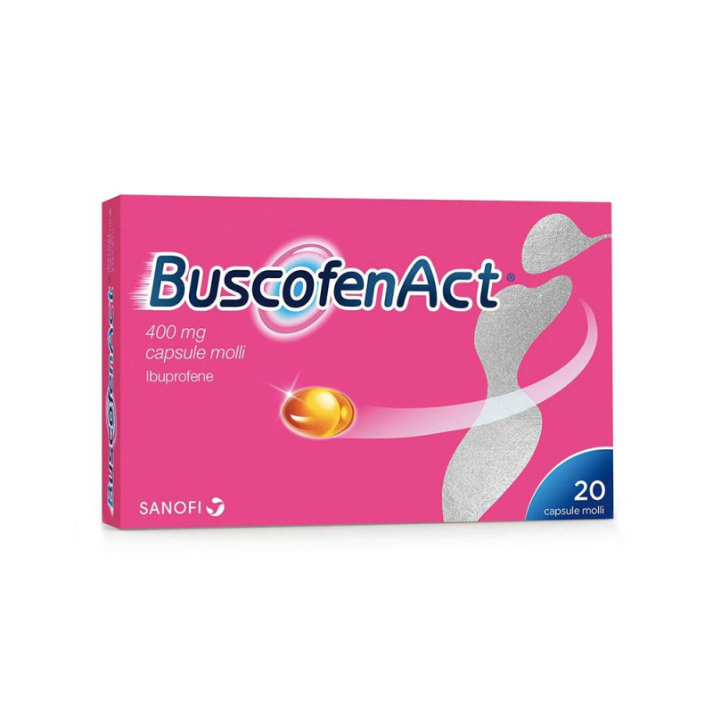 Buscofenact 400 mg 20 cápsulas blandas