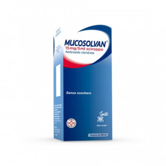 Mucosolvan sciroppo 200 ml indicato nel trattamento della tosse grassa