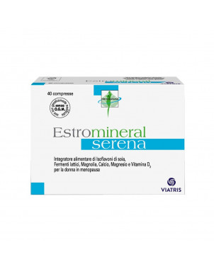 Estromineral Serena 40 compresse Integratore alimentare per la donna in menopausa