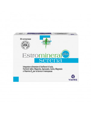 Estromineral Serena Plus food supplement useful for alleviating the symptoms of menopause