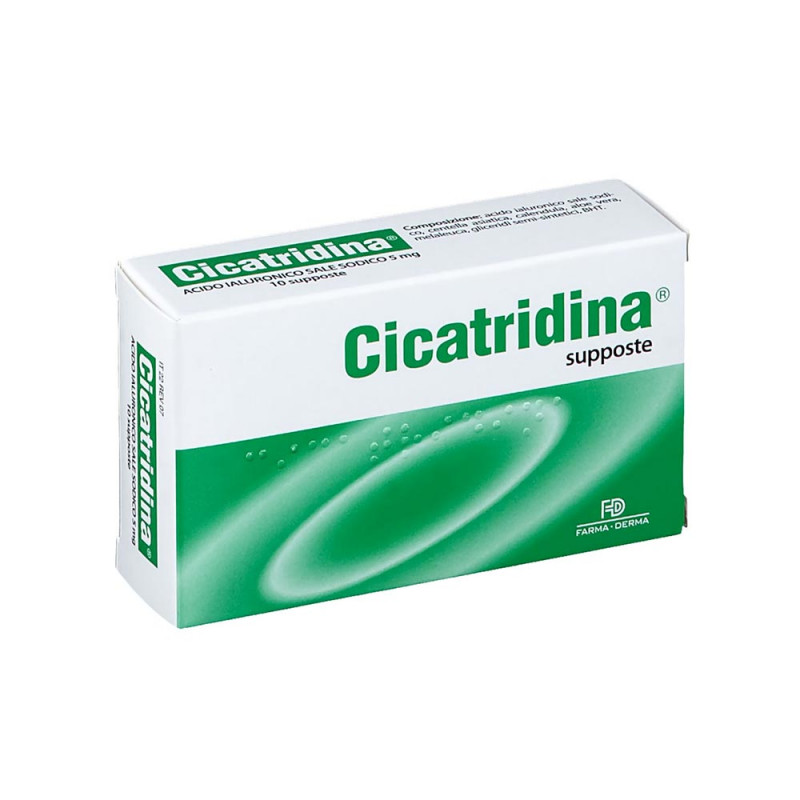 Cicatridina 10 supositorios