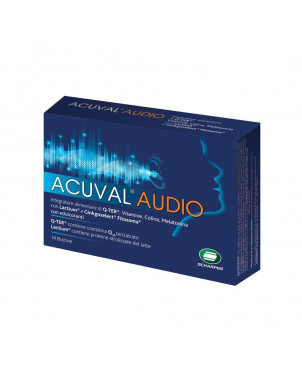 Acuval audio 14 sachets indicated to combat tinnitus and hearing problems