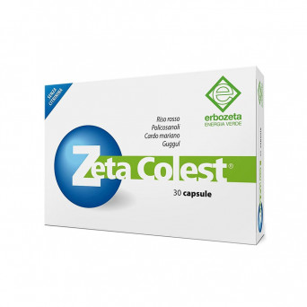 Zeta Colest 30 capsules food supplement indicated to support lipid metabolism