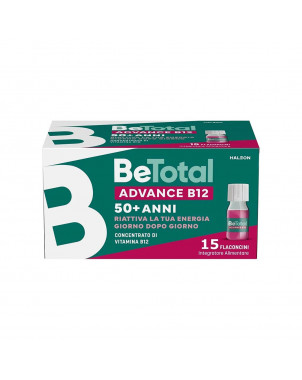 BeTotal Advance B12 15 Flaconcini integratore alimentare concentrato di Vitamina B12