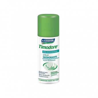 Timodore spray deodorante 150 ml azione rinfrescante protezione antibatterica per i piedi