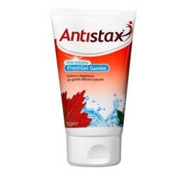 Antistax
freshgel gambe
extra freschezza
Sollievo e leggerezza per gambe stanche e pesanti
Tubo da 125 ml