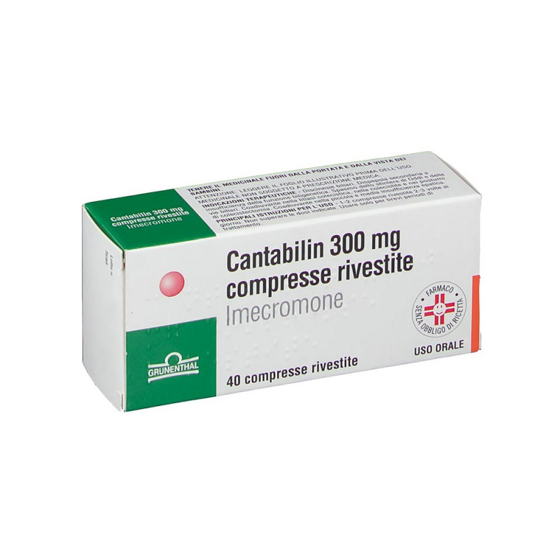 Cantabilin 300 mg 40 coated tablets