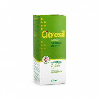 Citrosil cutaneous solution 200 ml disinfection of even damaged skin