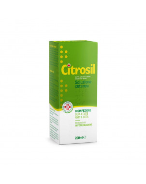 Citrosil cutaneous solution 200 ml disinfection of even damaged skin