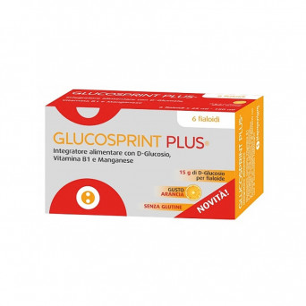 Glucosprint Plus 6 fiale indicato per coloro che vanno incontro ad ipoglicemia