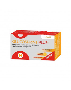 Glucosprint Plus 6 vials indicated for those who suffer from hypoglycemia