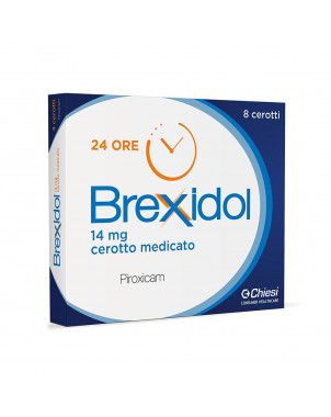 Brexidol 14 mg 8 medicated patches indicated in case of pain and inflammation