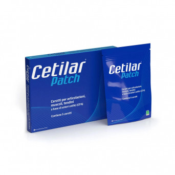 Cetilar Patch 5 patchs indiqués pour les articulations, muscles, tendons