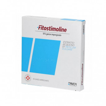 Fitostimoline 10 impregnated gauzes indicated for the treatment of ulcers and bedsores