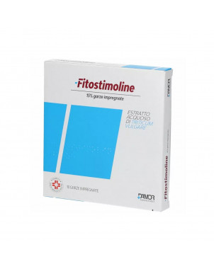 Fitostimoline 10 impregnated gauzes indicated for the treatment of ulcers and bedsores