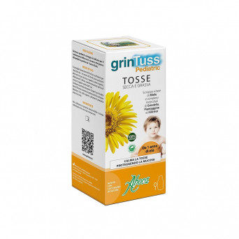 Grintuss Jarabe pediátrico 180 g para la tos seca y grasa en niños