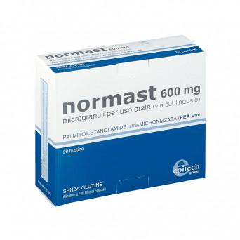 Normast 20 sachets useful for reducing pain caused by inflammatory events