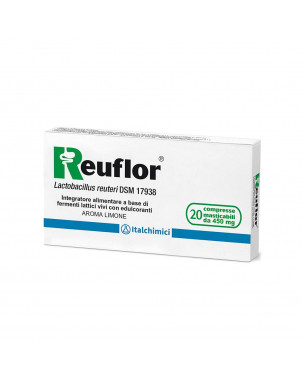 Reuflor 20 chewable tablets promotes the balance of intestinal flora