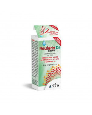 Reuterin D3 drops 5 ml supplement based on live lactic ferments and vitamin D3