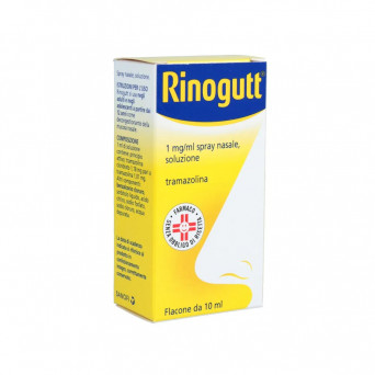 Rinogutt solution pour spray nasal 10 ml décongestionnant de la muqueuse nasale