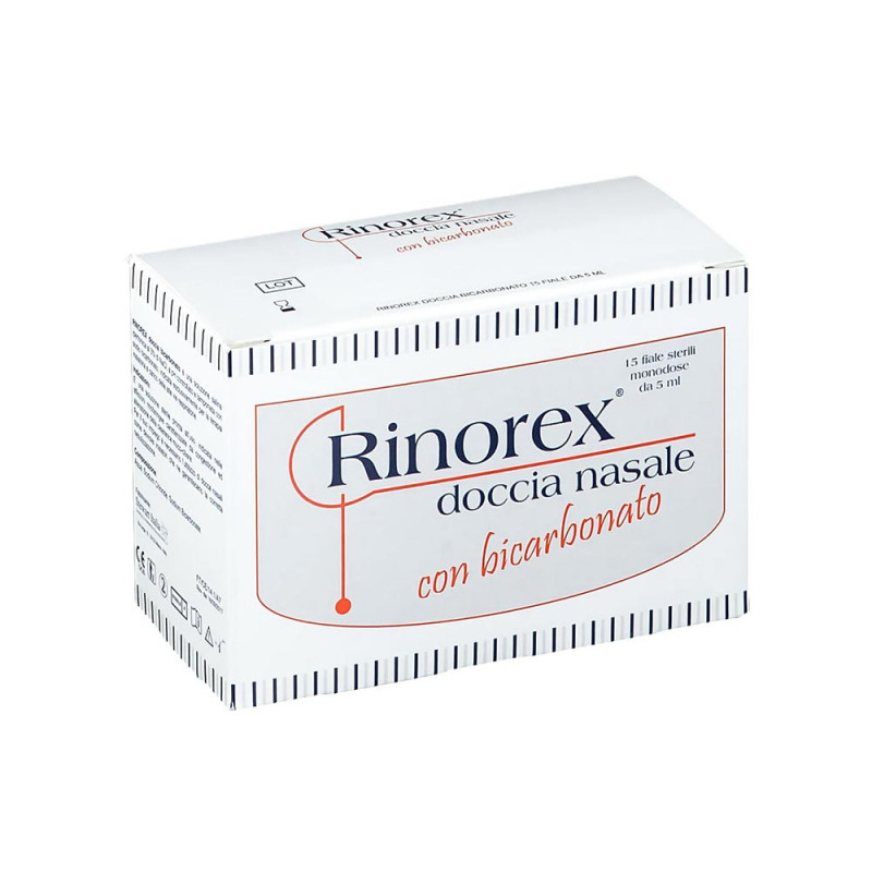 Rinorex doccia nasale bicarbonato 15 ampoules