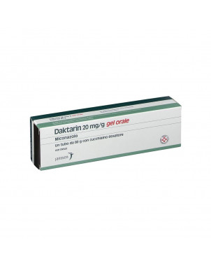 Daktarin gel orale 80 g 2% antimicrobico ed antisettico indicato per il trattamento orale locale