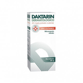 Daktarin piel polvo 30 g indicado en infecciones de piel o uñas