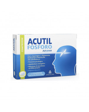 Acutil fosforo advance 50 compresse contribuisce funzione psicologica, metabolismo energetico.