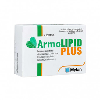 Armolipid plus 30 compresse indicato per favorire il controllo del colesterolo e dei trigliceridi