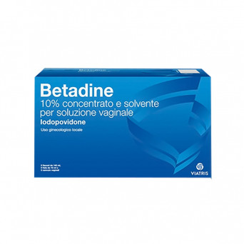 Betadine 10% vaginal solution indicated for the disinfection of the vaginal mucosa