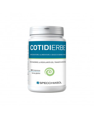 Cotidierbe 100 comprimidos complemento alimenticio para favorecer el tránsito intestinal regular