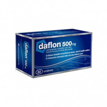 Daflon 500 mg 60 compresse rivestite contrasta i sintomi attribuibili a insufficienza venosa comprese le emorroidi