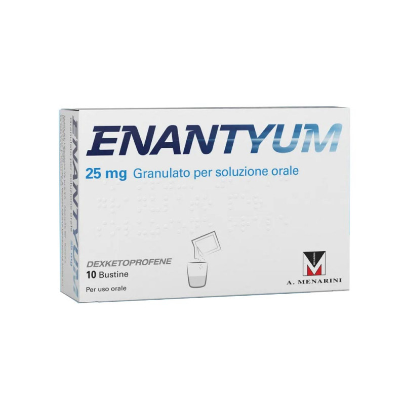 Enantyum 10 sobres 25 mg granulado solución oral