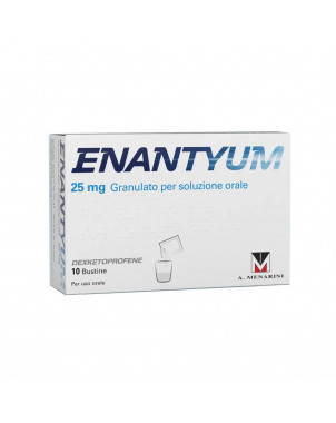 Enantyum 10 sachets 25 mg granules oral solution