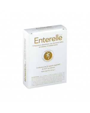 Enterelle plus 12 capsules food supplement with lactic ferments, producers of bacteriocins