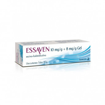 Essaven gel 80 g in case of venous insufficiency and capillary fragility