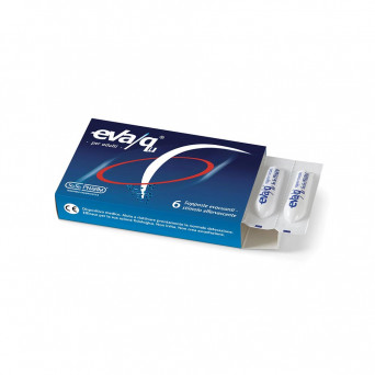 Eva qu 6 effervescent suppositories indicated in case of irregular defecation rhythm