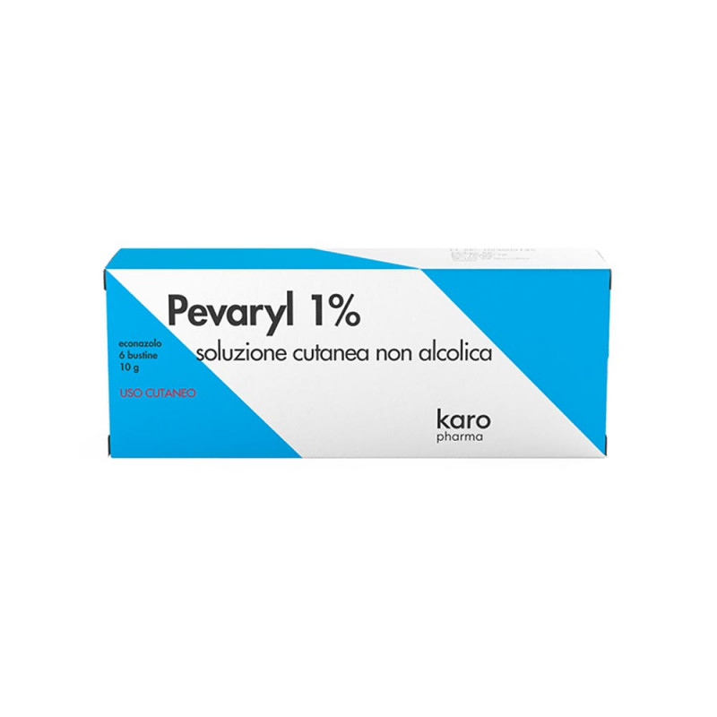 Pevaryl 1% cutaneous solution 6 sachets