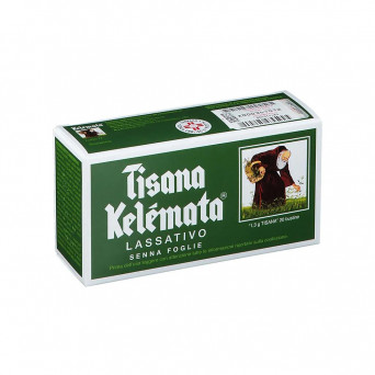 Kelemata herbal tea 20 laxative sachets indicated for the short-term treatment of occasional constipation