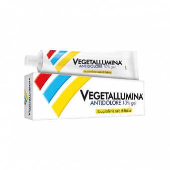 Vegetallumina antidolore 10% gel 50 g indicato nel trattamento locale di contusioni, distorsioni, mialgie